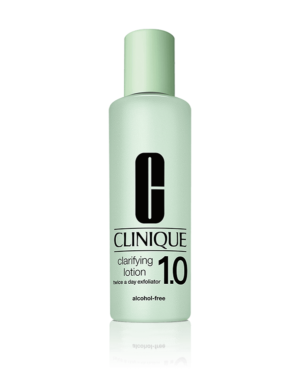Clarifying Lotion 1.0 Twice A Day Exfoliator, Dermatologist-developed liquid exfoliating lotion clears the way for smoother, brighter skin.